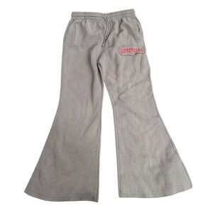 Southpole Womens Gray Cofmy Sweatpants Flare Lounge Pants 1X NEW Streetwear